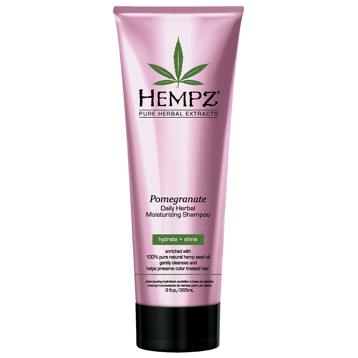 Хемпз Шампунь легкой степени увлажнения с экстрактом граната Daily Herbal Moisturizing Pomegranate Shampoo, 265 мл (Hempz, Гранат) фото 0