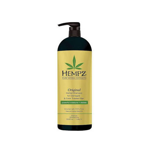 Hempz Шампунь растительный для поврежденных окрашенных волос Original Herbal Shampoo For Damaged  Color Treated Hair, 1000 мл (Hempz, Оригинальная коллекция)