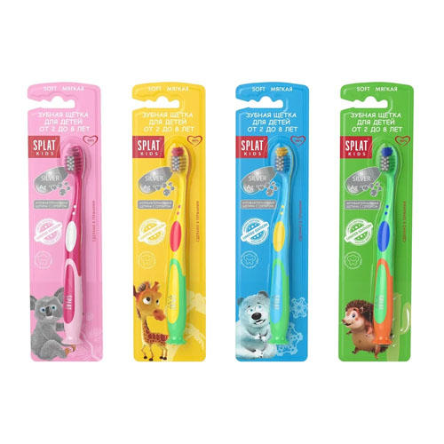 Сплат Зубная щетка для детей, 1 шт (Splat, Kids 2-6 лет) фото 8