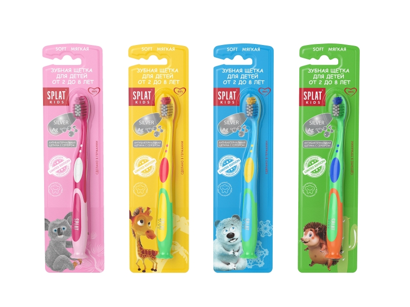 Сплат Зубная щетка для детей, 1 шт (Splat, Kids 2-6 лет) фото 2