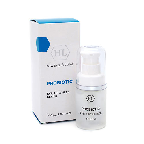 Холи Лэнд Сыворотка для век, губ и шеи PROBIOTIC EYE, LIP & NECK SERUM, 20 мл (Holyland Laboratories, ProBiotic) фото 0