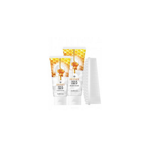 Дабл Дейр ОМГ Набор Honey Milk Drop два медовых геля с молочными гранулами для очищения лица и тела + I.M. BUDDY м (Double Dare OMG, Honey milk) фото 0