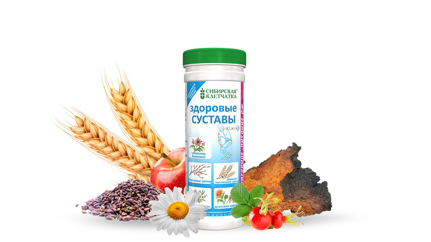  Сибирская клетчатка «Здоровые суставы» 170 г (Сибирская клетчатка, Сибирская клетчатка) фото 0