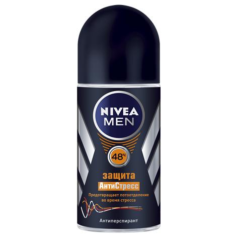 Нивеа Дезодорант шариковый мужской Защита антиСтресс 50 мл (Nivea, Для мужчин) фото 0