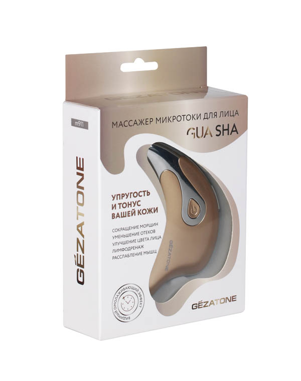 Жезатон Массажер-скребок гуаша и микротоки для лица m911 (Gezatone, Массажеры для лица) фото 11