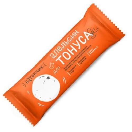 Леовит Батончик Апельсин для тонуса. Упаковка 25 г (Леовит, My Like) фото 0