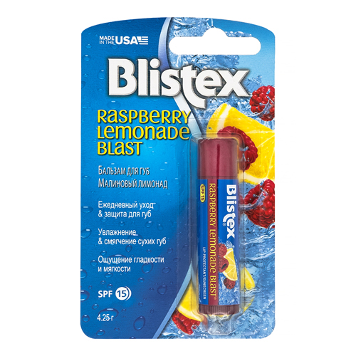 Блистекс Бальзам для губ малиновый лимонад 4,25 гр (Blistex, Уход за губами) фото 0