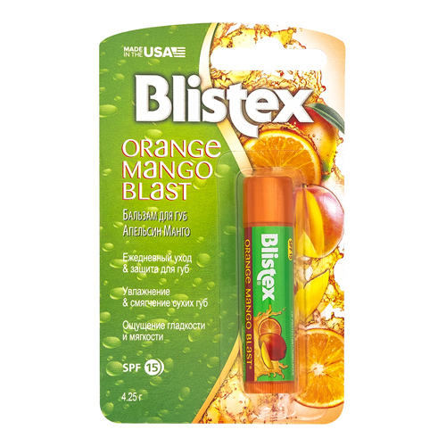 Blistex Бальзам для губ Апельсин Манго 4,25 гр (Blistex, Уход за губами)