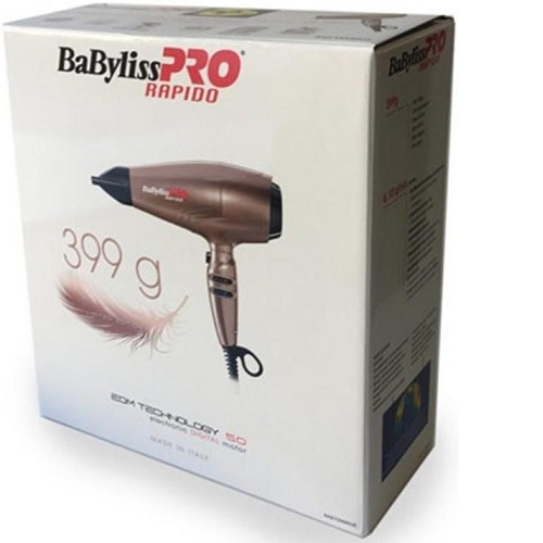 Бэбилисс Фен  розовое золото 2200Вт с  ионизацией 3 насадками + глушитель и диффузор 1 шт (Babyliss, Фены) фото 2