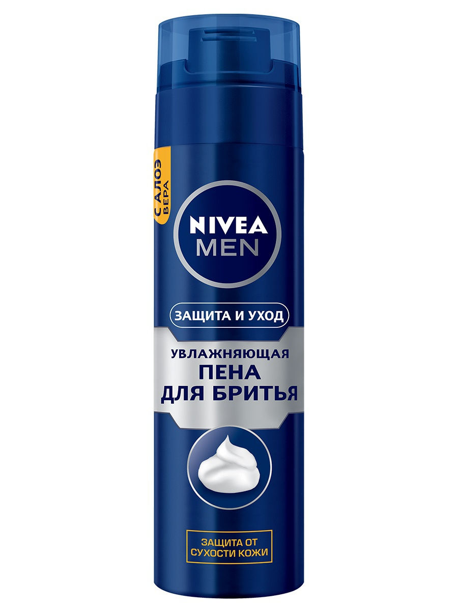 Нивеа Пена для бритья увлажняющая 200 мл (Nivea, Для мужчин) фото 0
