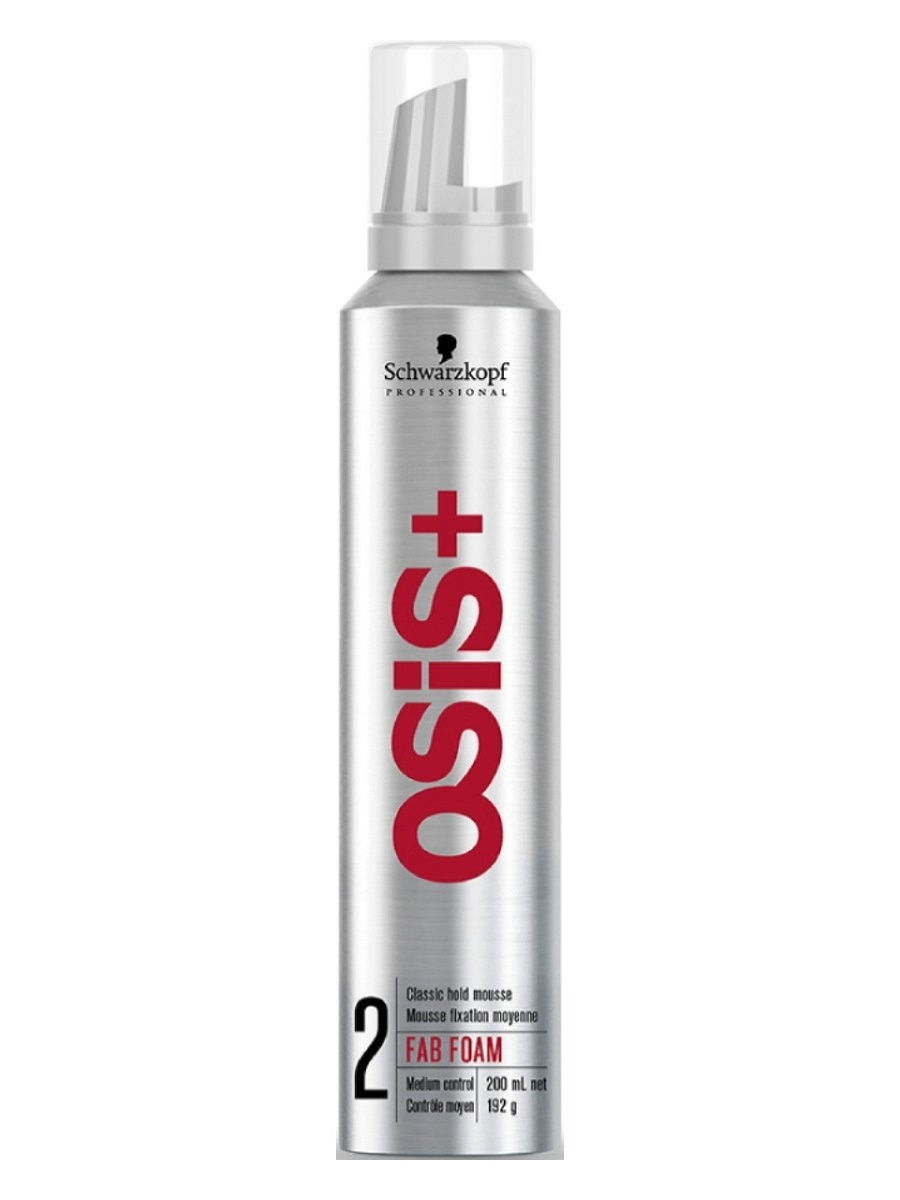 Schwarzkopf Professional Мусс средней фиксации Osis Fab Foam, 200 мл. фото