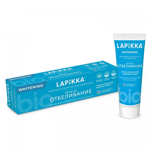 Лапикка Зубная паста Бережное отбеливание, 94 гр (Lapikka, Lapikka) фото 0