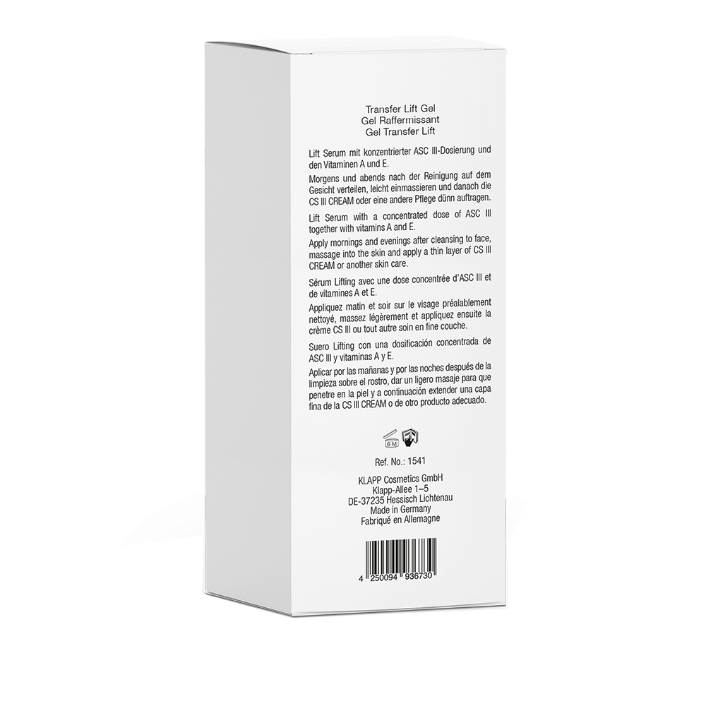 Клапп Лифтинг-сыворотка Transfer Lift, 50 мл (Klapp, Cs iii) фото 2