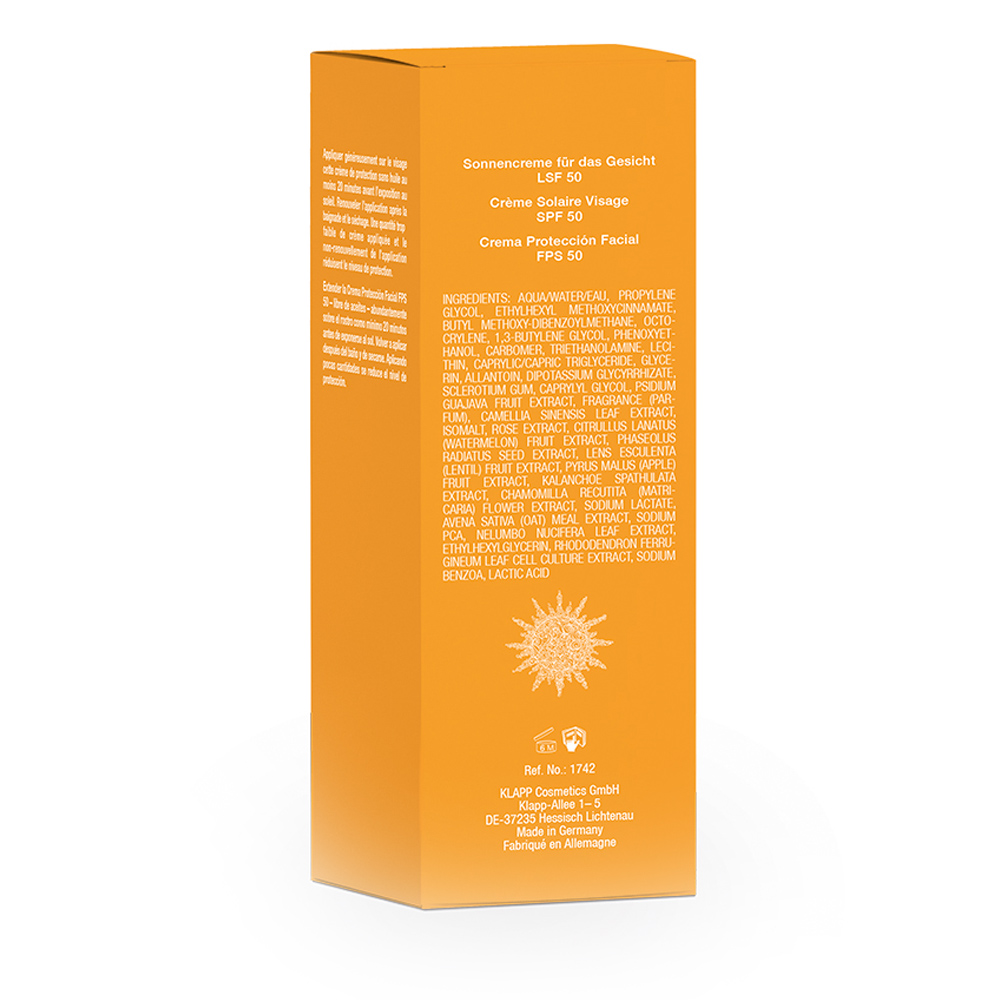 Клапп Солнцезащитный крем для лица SPF50, 50 мл (Klapp, Immun Sun) Клапп Солнцезащитный крем для лица SPF50, 50 мл (Klapp, Immun Sun) фото 2