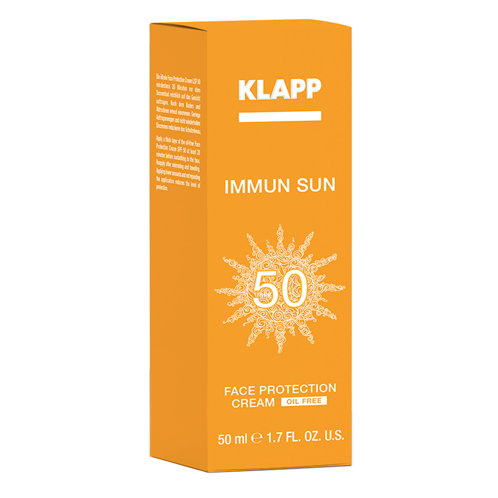 Клапп Солнцезащитный крем для лица SPF50, 50 мл (Klapp, Immun Sun) Клапп Солнцезащитный крем для лица SPF50, 50 мл (Klapp, Immun Sun) фото 1