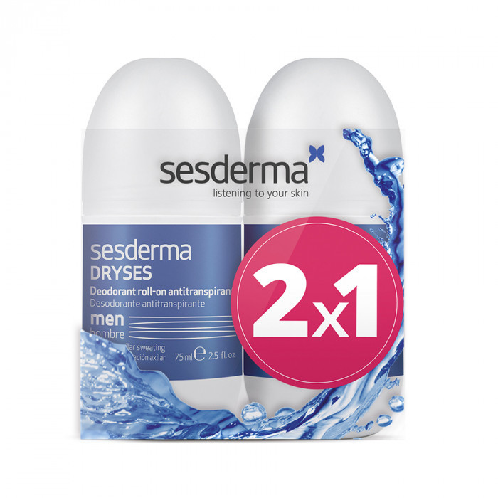 Sesderma Набор: дезодорант-антиперспирант для мужчин 75 мл, 2 шт (Sesderma, Dryses)