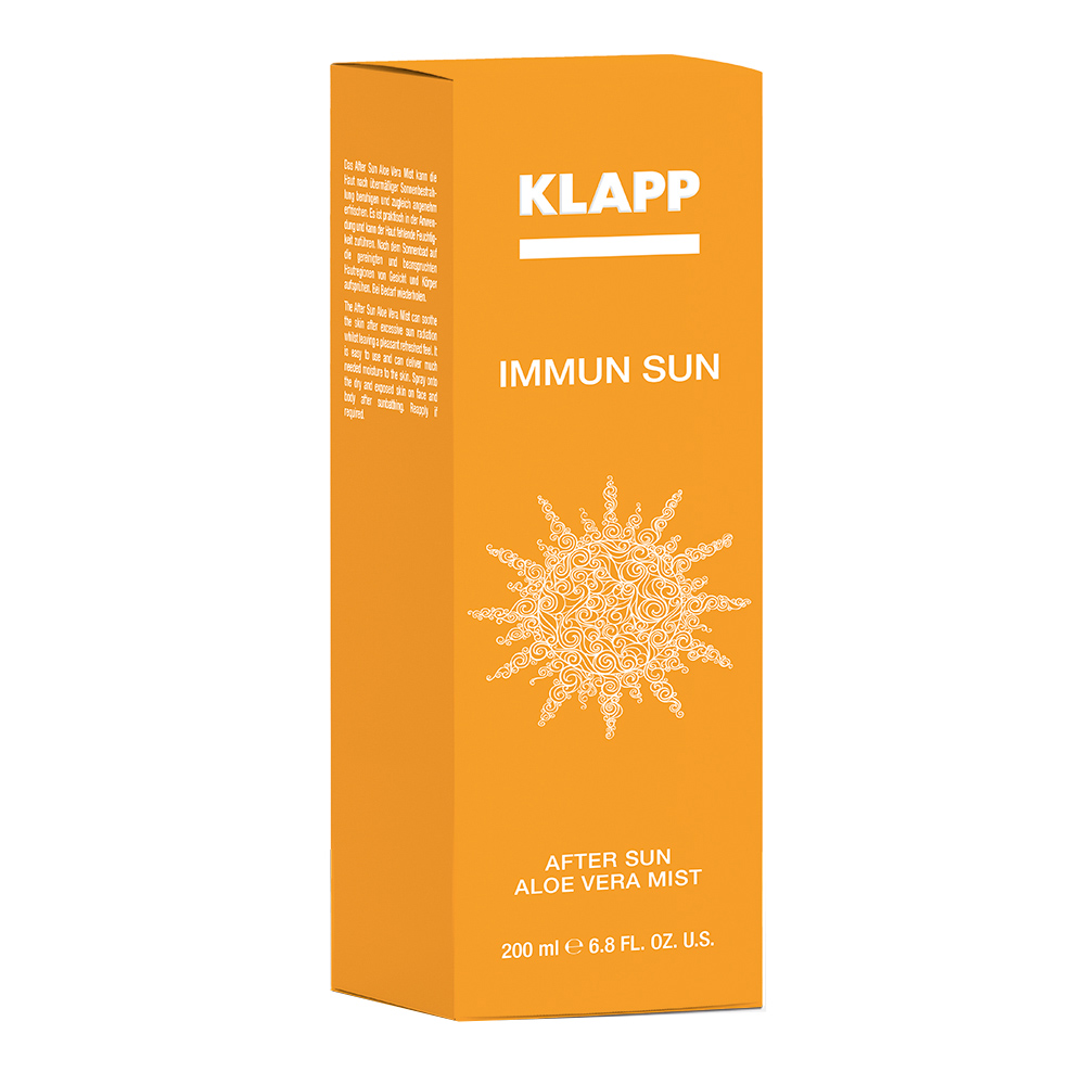 Клапп Успокаивающий спрей после загара с алое вера 200 мл (Klapp, Immun Sun) Клапп Успокаивающий спрей после загара с алое вера 200 мл (Klapp, Immun Sun) фото 1