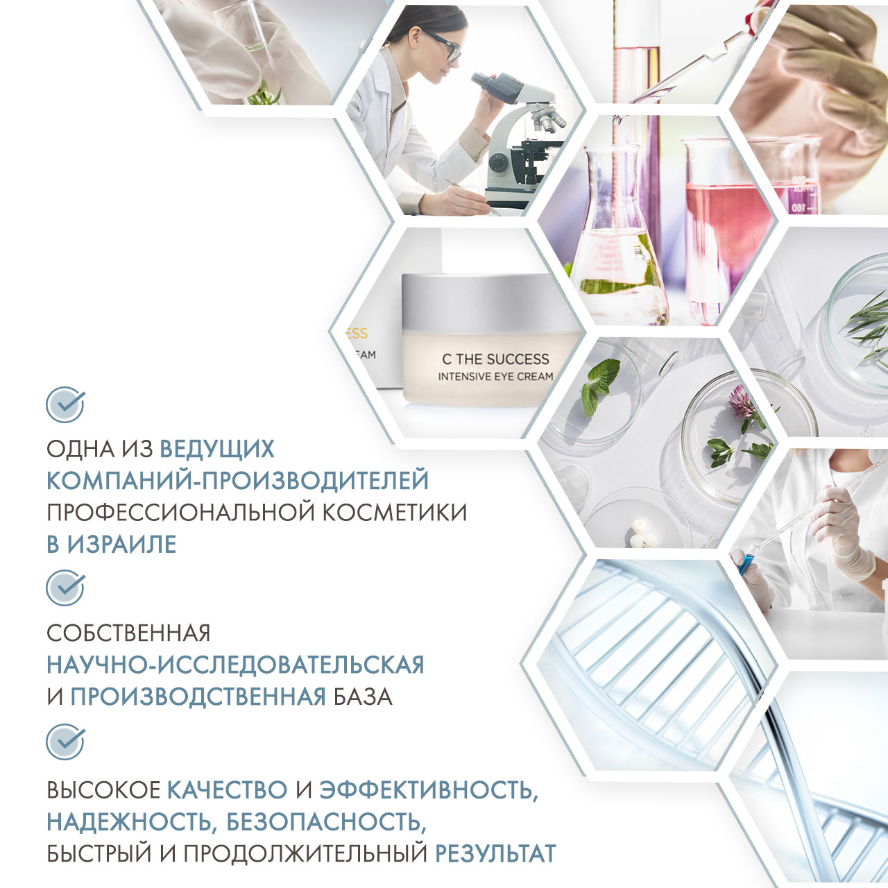 Холи Лэнд Крем для век C the success intensive eye cream, 15 мл (Holyland Laboratories, C the Success) фото 4