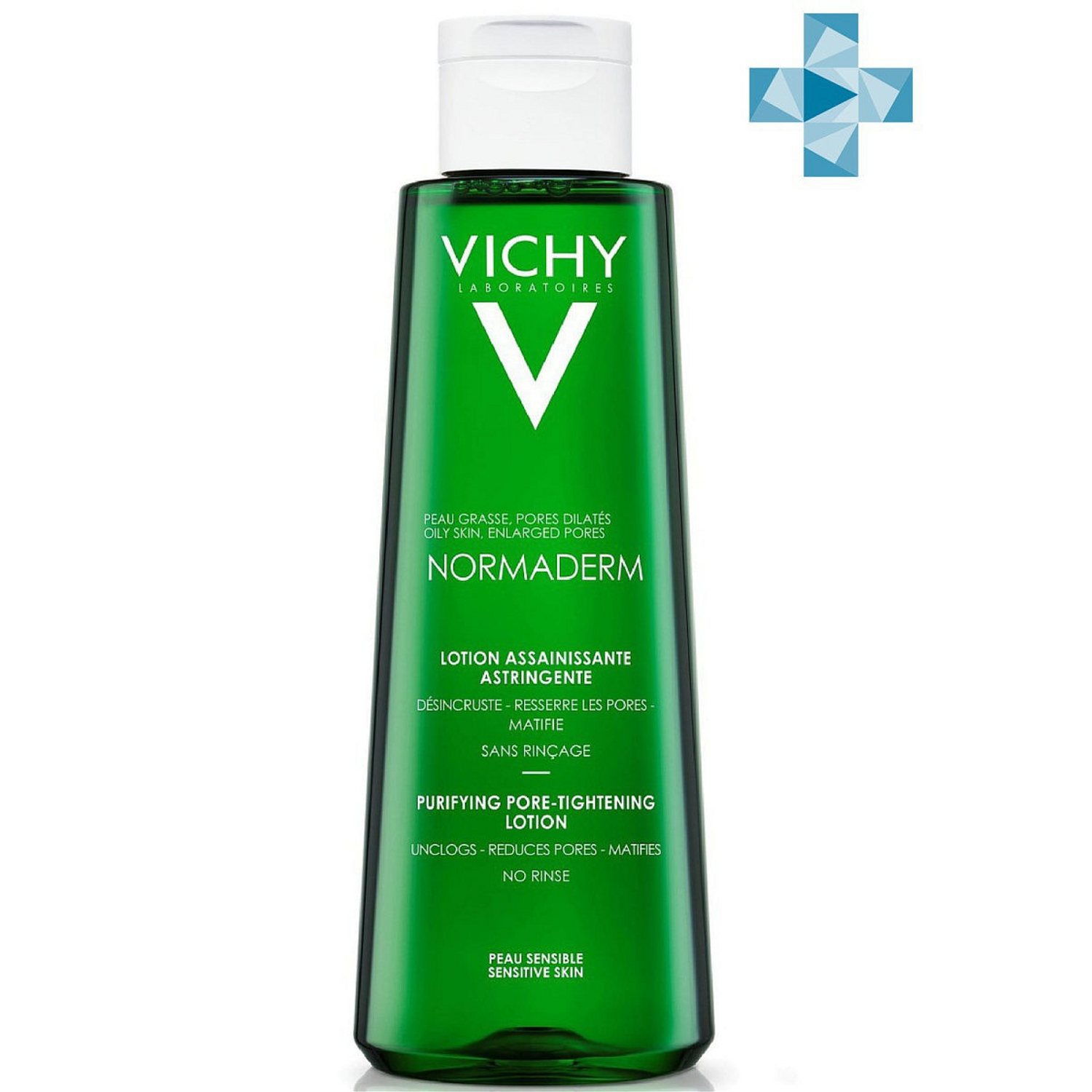 цена Vichy Очищающий лосьон для сужения пор для проблемной кожи, 200 мл (Vichy, Normaderm)