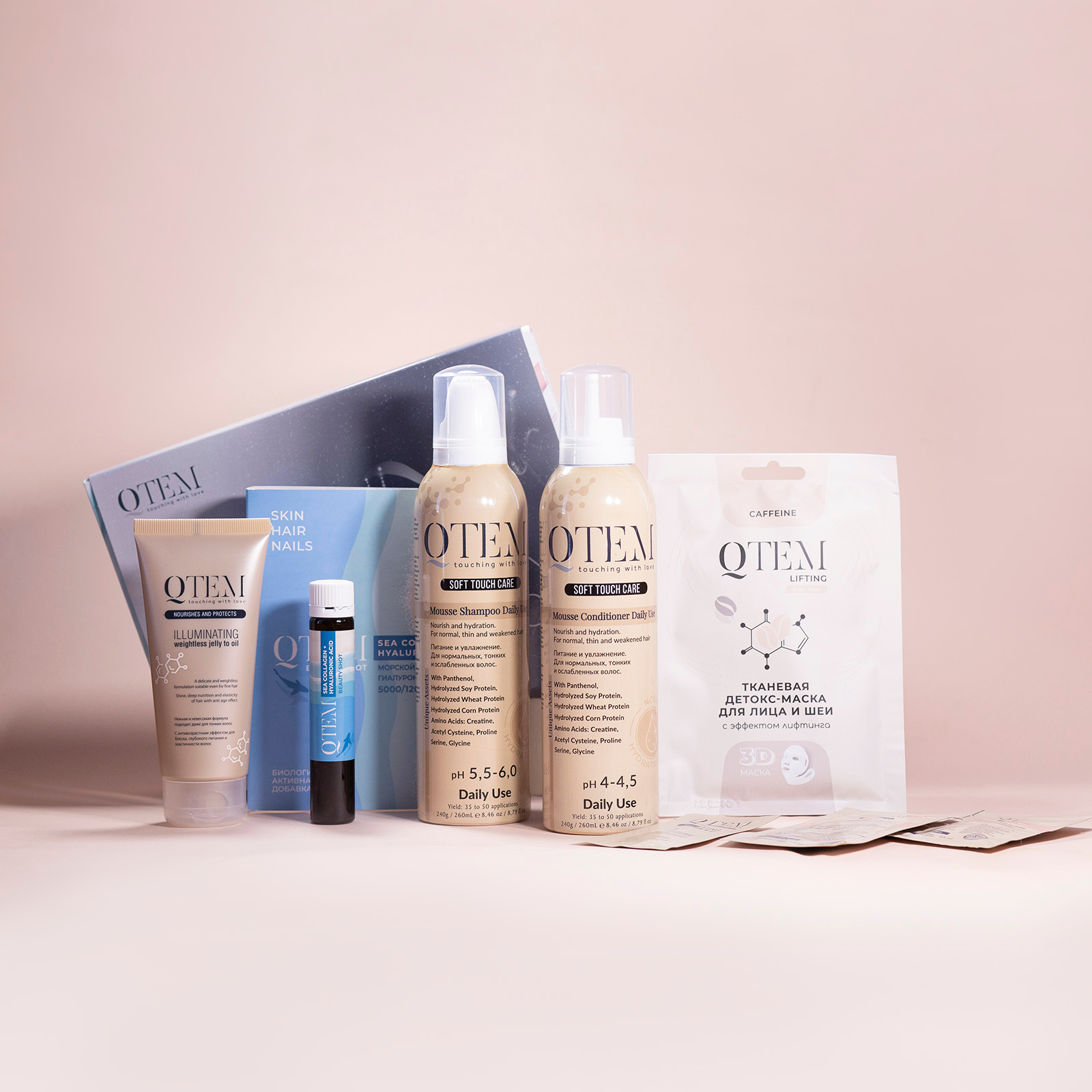 PharmaBeautyBox Бьютибокс Qtem Soft Touch Care (PharmaBeautyBox, Monobrend)