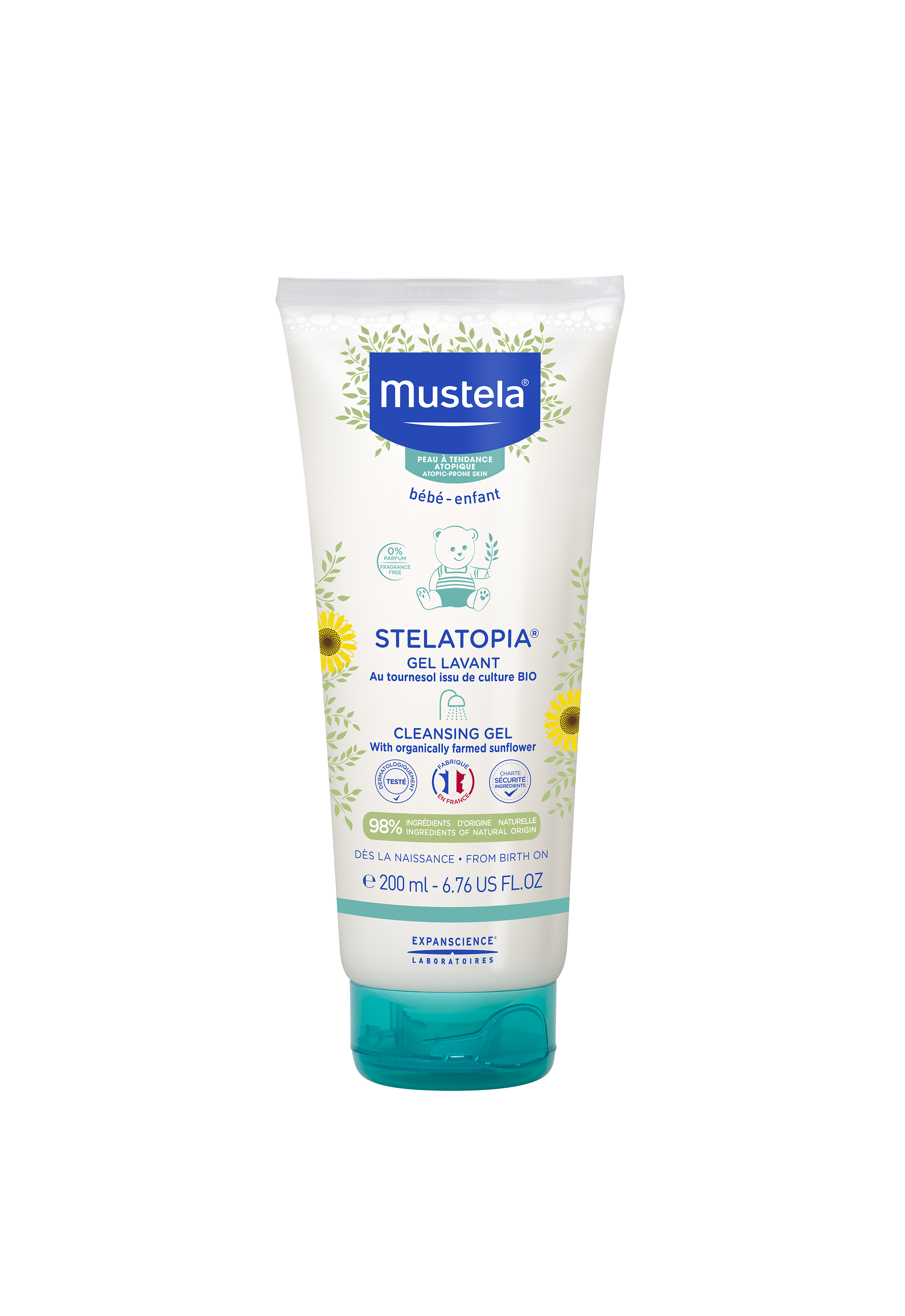 Мустела Очищающий гель для купания Stelatopia 200 мл (Mustela, Stelatopia) фото 0