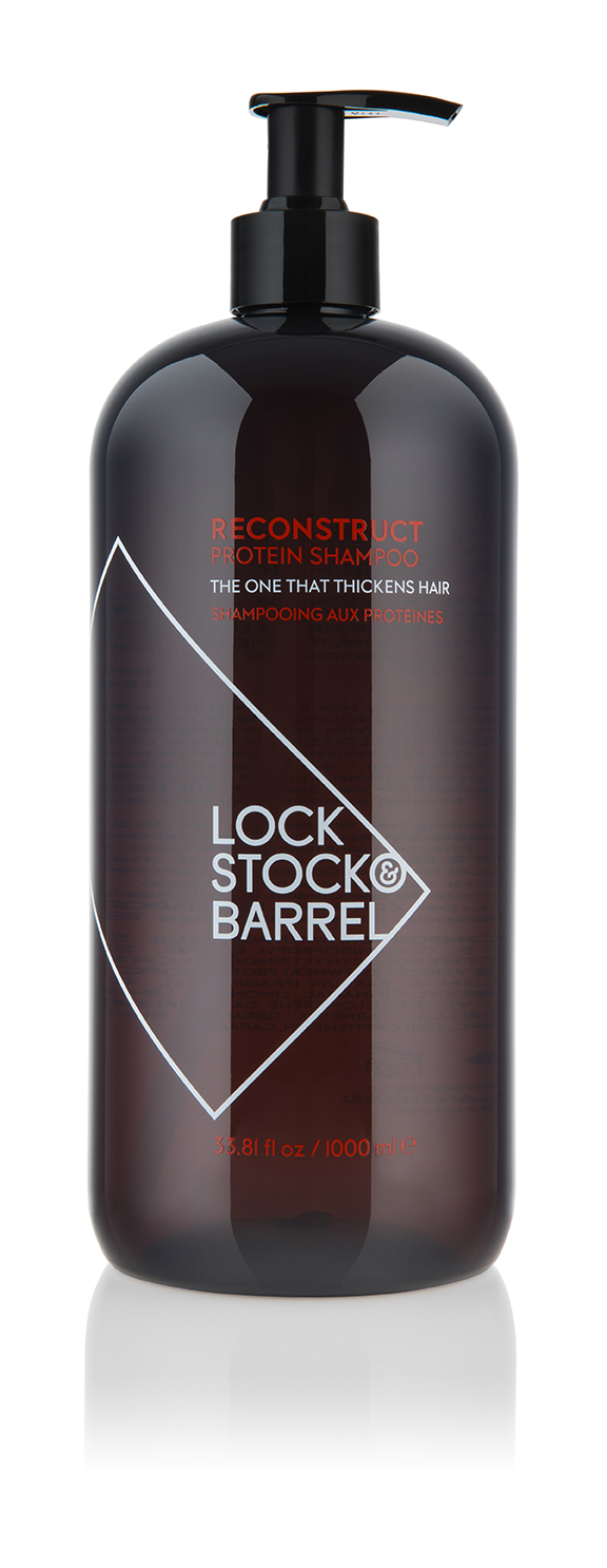 Купить Lock Stock & Barrel Укрепляющий шампунь с протеином для тонких волос 1000 мл (Lock Stock & Barrel, Reconstruct), Великобритания