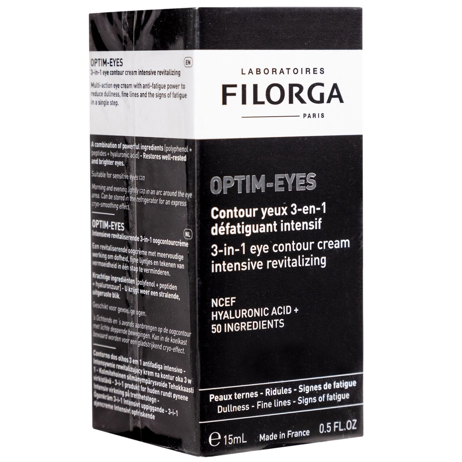 Филорга Крем Интенсивный восстанавливающий уход за контуром глаз 3 в 1, 15 мл (Filorga, Optim-Eyes) фото 4