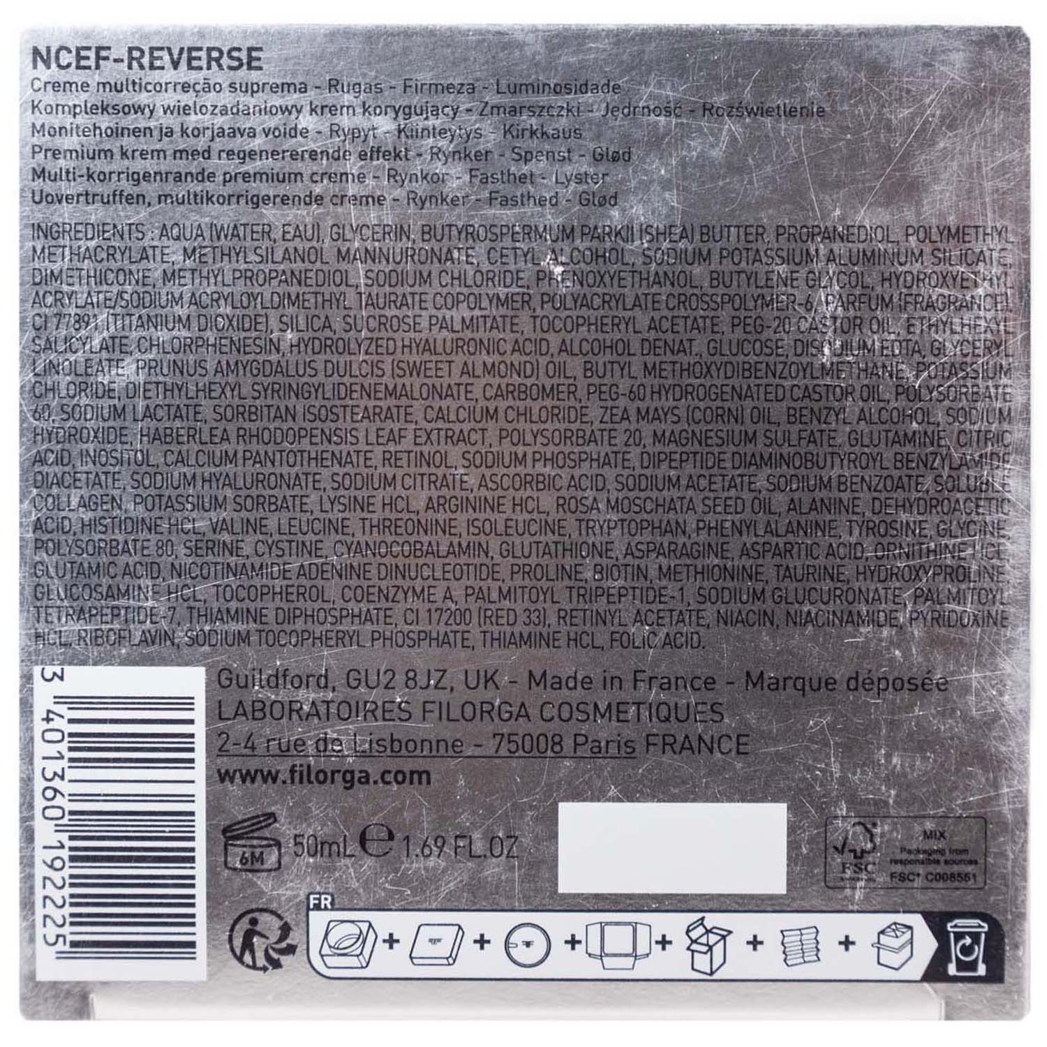 Филорга Идеальный восстанавливающий крем Reverse, 50 мл (Filorga, Filorga NCЕF) фото 8