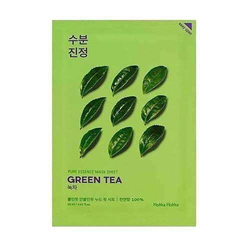 Противовоспалительная тканевая маска, зеленый чай 20 мл (Pure Essence)