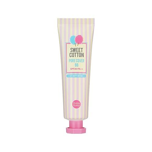 Холика Холика ВВ крем с экстрактом хлопка, тон 01 светлый беж  30 мл (Holika Holika, Sweet Cotton) фото 0