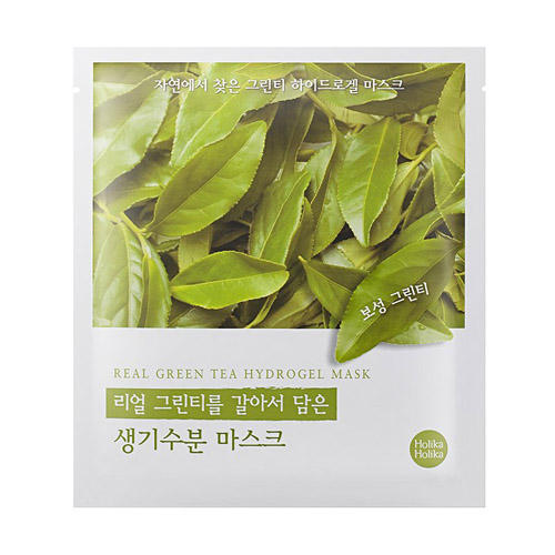 Холика Холика Гидрогелевая маска, зеленый чай 32 гр (Holika Holika, Found From Nature) фото 2