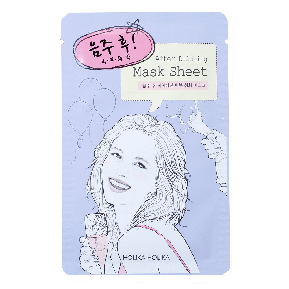 Купить Holika Holika Тканевая маска для лица После вечеринки 16 мл (Holika Holika, Before), Южная Корея