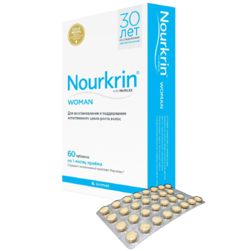 Нуркрин Нуркрин для женщин 60 таблеток (Nourkrin, Woman) фото 0
