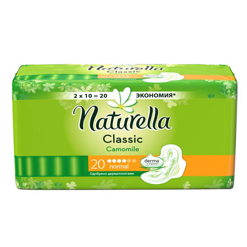 Натурелла Прокладки с крылышками Нормал №20 (Naturella, Классик) фото 0