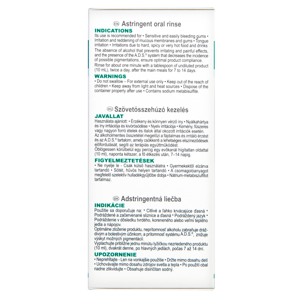 Курасепт Ополаскиватель хлоргексидин диглюконат 0,20% с гамамелисом виргинским, 200 мл (Curasept, Ополаскиватели для полости рта) фото 2