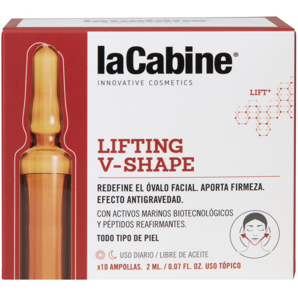 La Cabine Моделирующая сыворотка-филлер для лица в ампулах Lifting V-Shape Ampoules, 10 ампул*2 мл (La Cabine, Сыворотки для лица)
