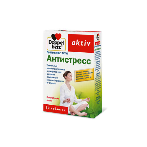 Доппельгерц Антистресс 30 таблеток (Doppelherz, Актив) фото 0