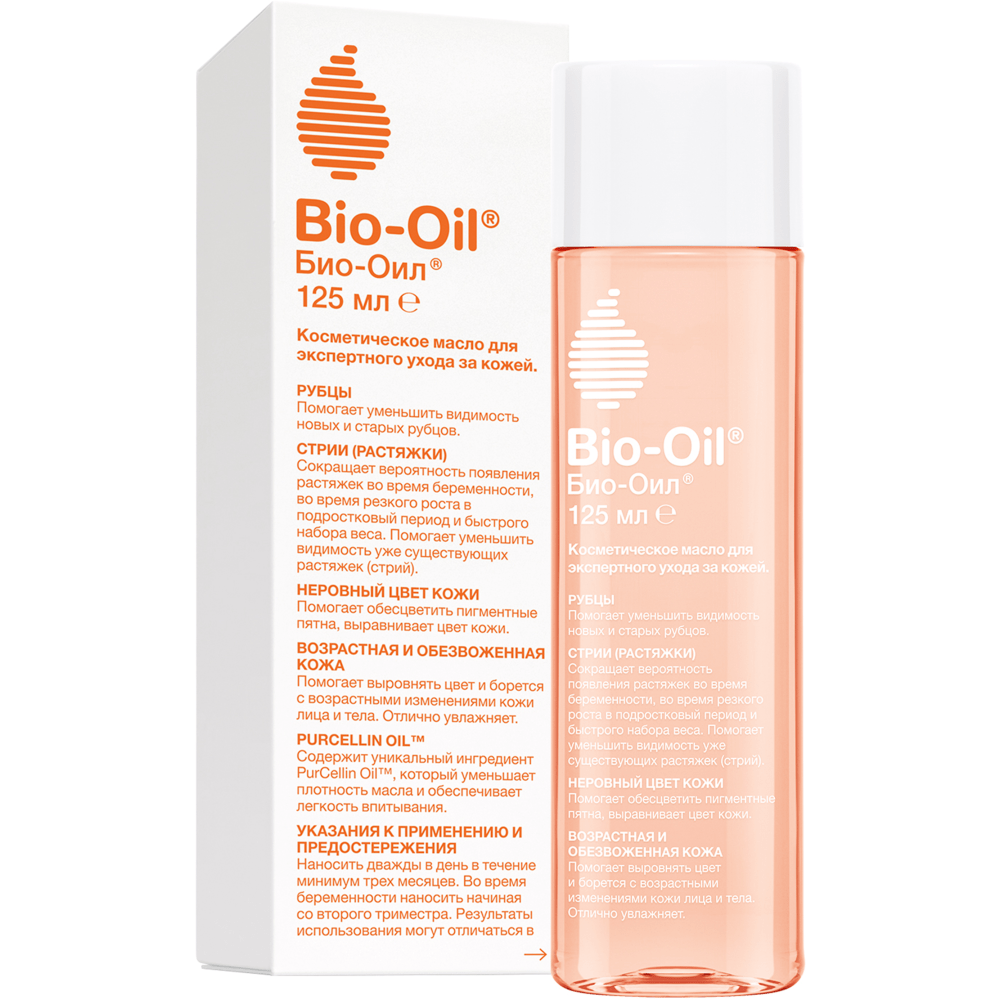 Bio-Oil Косметическое масло для тела, 125 мл (Bio-Oil, ) масло косметическое bio oil specialist skincare contains purcellin oil 60 мл