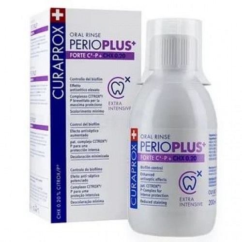 Курапрокс Жидкость - ополаскиватель Perio Plus Forte 200 мл (Curaprox, Perio Plus) фото 0