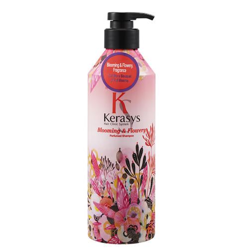Kerasys Шампунь парфюмированный для волос Флер, 600 мл (Kerasys, Perfumed Line) кондиционер парфюмированный kerasys шарм 600 мл