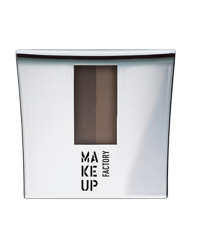 Мейк Ап Фактори Тени-пудра для бровей с трафаретом Eye Brow Powder № 1 интенсивный коричневый, 7.5 г (Make Up Factory, Make up factory) фото 0