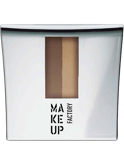Мейк Ап Фактори Тени-пудра для бровей с трафаретом Eye Brow Powder № 4 кофейно-коричневый/коньячная роза, 7.5 г (Make Up Factory, Make up factory) фото 0