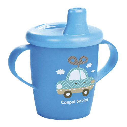 

Canpol Чашка-непроливайка, 250 мл. Toys 9+, цвет: голубой (Canpol, Поильники), Поильники