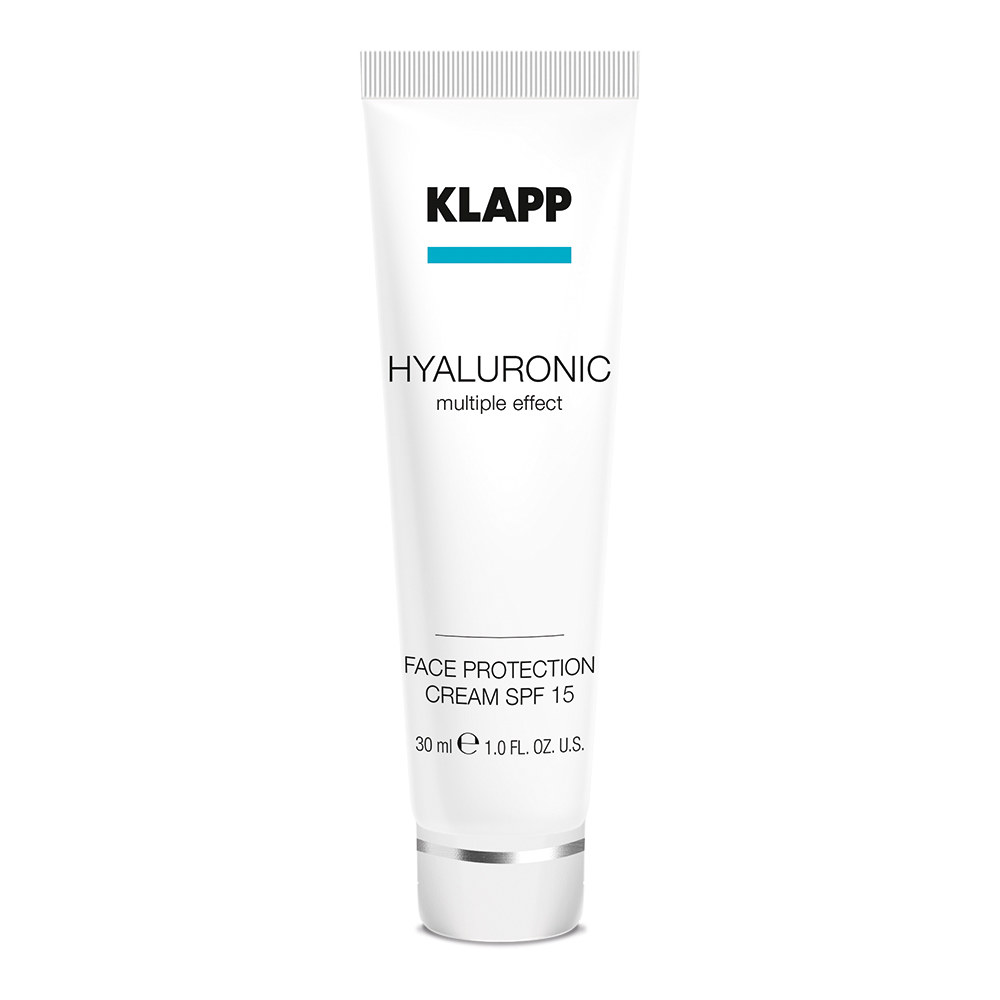 Клапп Солнцезащитный крем для лица SPF15 Face Protection Cream, 30 мл (Klapp, Hyaluronic) фото 0