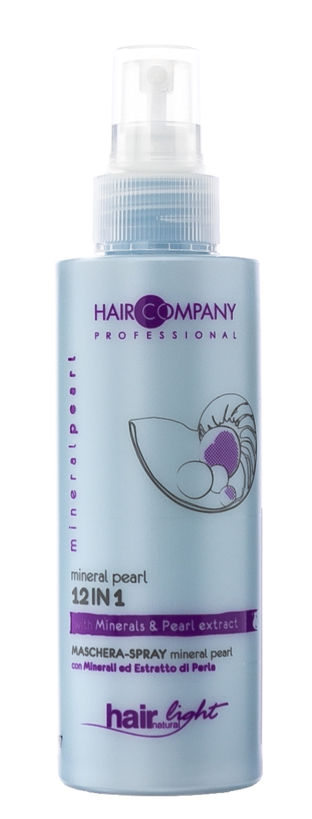 Hair Company Professional Несмываемая маска-спрей 12 в 1 с минералами и экстрактом жемчуга, 150 мл (Hair Company Professional, Hair Light)