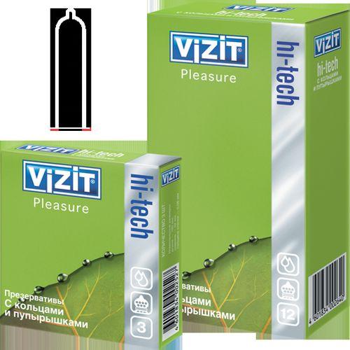 Визит Презервативы №12 Hi-tech Pleasure (Vizit, Visit презервативы) фото 0