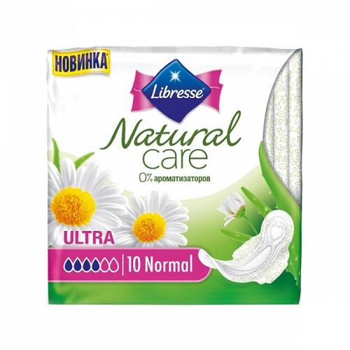 Прокладки Natural Care Ultra Normal 10 штук (Libresse, Natural Care)