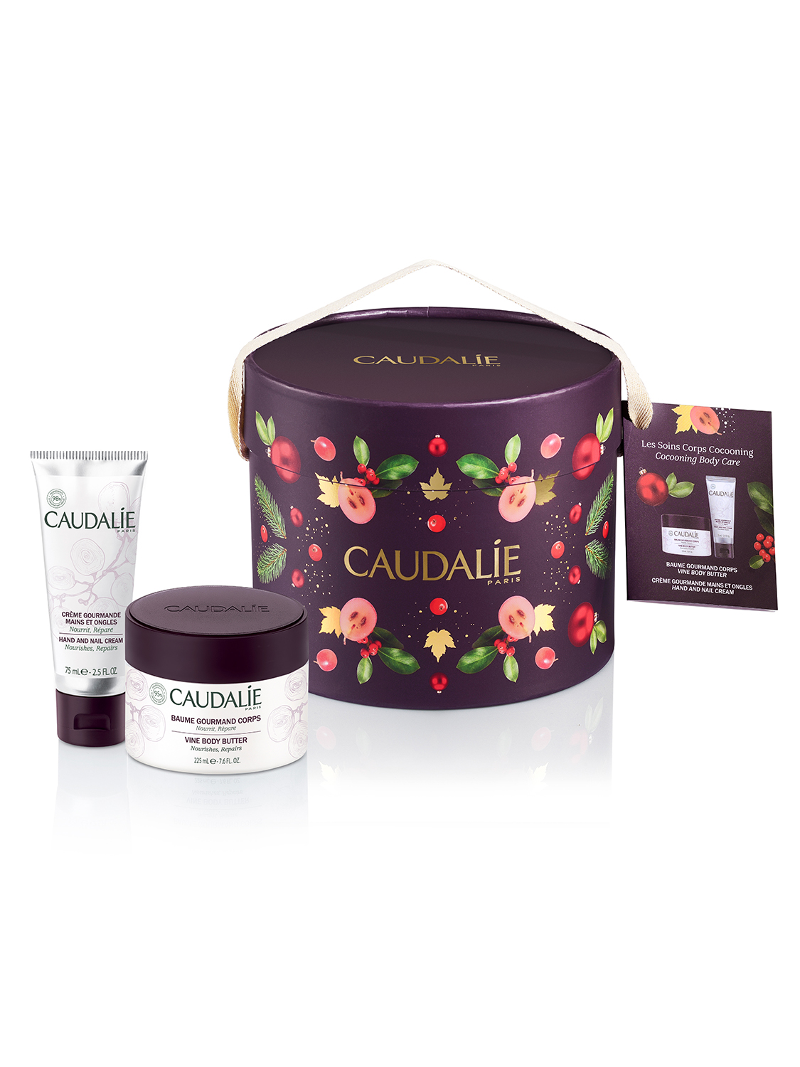 Кодали Набор для тела: Изысканный бальзам для тела 225 мл + Изысканный крем для рук и ногтей 75 мл (Caudalie, Body) фото 1