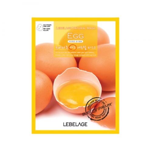 Лебелаж Тканевая маска для лица с экстрактом яйца, 23 мл (Lebelage, Lebelage) фото 0
