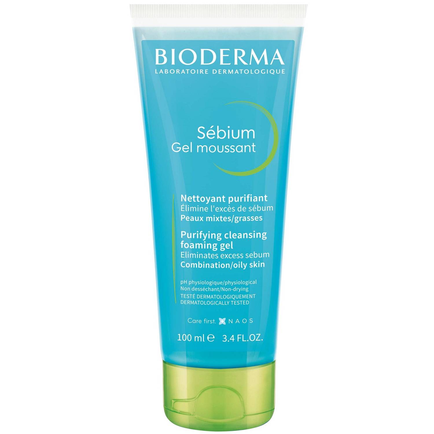 Биодерма Очищающий гель для жирной и проблемной кожи,100 мл (Bioderma, Sebium) фото 0